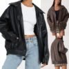 Spring And Autumn European And American Leather Jacket