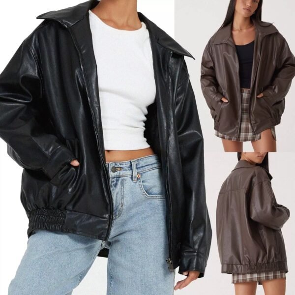 Spring And Autumn European And American Leather Jacket