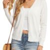 Thin Long-sleeve V-neck Sweater Jacket