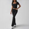 1a6b3268-ff3f-483f-a3dc-d8479d1d23e8.jpg Sports Navel T-shirt Long Pants Suit Women's Clothing