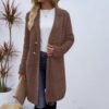 1bce5544-5b0c-4c25-9d7b-7b8a8918061d.jpg Women's Fashionable All-match Mid-length Woolen Coat Suit Jacket