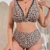 New-style Plus-size Backless Sexy Two-piece Swimsuit Womens Bikini
