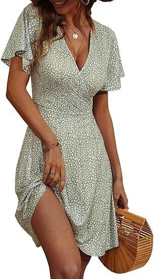 2b2bab5f-ce2c-4caf-a667-5022f19ef7da.jpg V-neck A Line Mid-length Dress