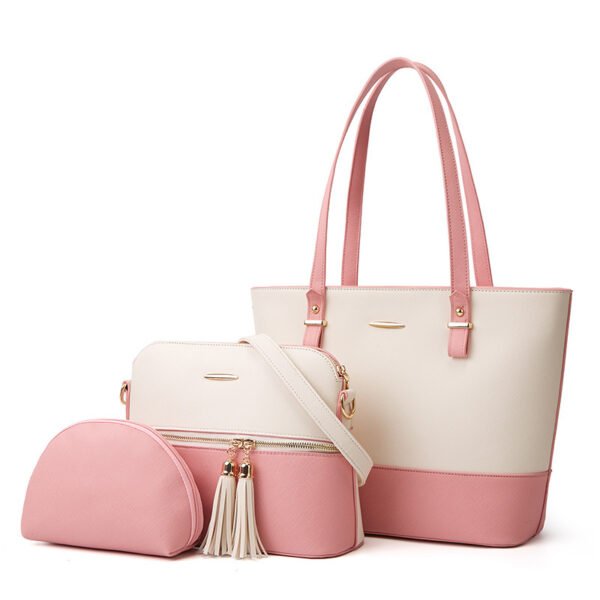 3370643930045.jpg Three-piece Pure Color Mother And Child Bag
