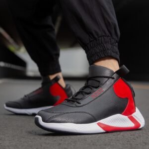Men's large size high top sports casual shoes
