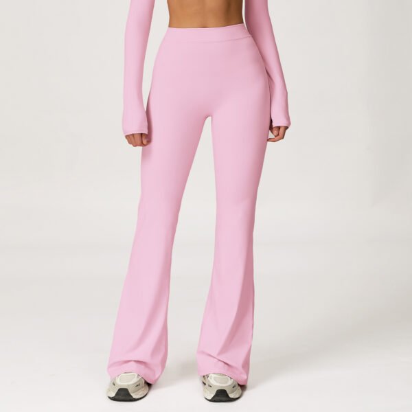 Sports High Waist Tight Brushed Sports Trousers