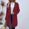 3cab1178-a376-4665-b33a-e033a15a290e.jpg Women's Fashionable All-match Mid-length Woolen Coat Suit Jacket