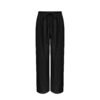 Solid-color Wide-leg Pants Fashionable And Minimalist With An Elastic Waistband And Drawstring