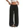6a12ec12-d581-496d-873b-1596ebbb49be.jpg Casual Solid-color Cotton-linen Trousers Wide-leg Pants
