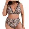 New-style Plus-size Backless Sexy Two-piece Swimsuit Womens Bikini