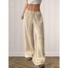 6e92081e-75ff-4880-a3dc-1e3ef93ee2ee.jpg Casual Solid-color Cotton-linen Trousers Wide-leg Pants