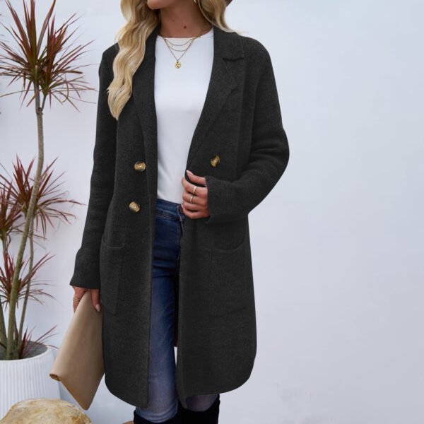 6f8990d0-9fc4-499c-8a1e-fb8d506a6e2e.jpg Women's Fashionable All-match Mid-length Woolen Coat Suit Jacket