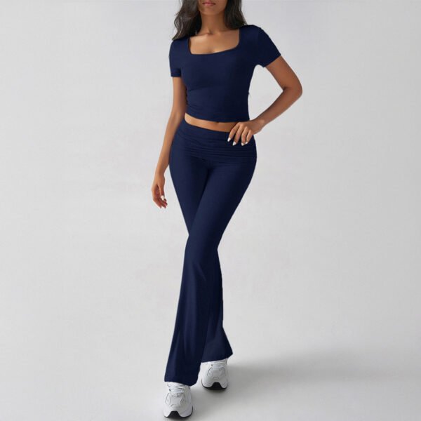 82166538-7b9f-4385-b2af-6a82f4b39794.jpg Sports Navel T-shirt Long Pants Suit Women's Clothing