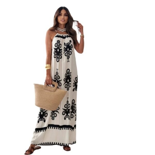 8250405e-1fd4-485f-804e-88db89e39b35.jpg European And American Ladies Fashion Printing Slip Dress