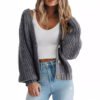 Women's Thick Knitted Cardigan Sweater