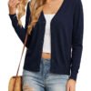 Thin Long-sleeve V-neck Sweater Jacket