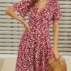 bd704b29-477a-4487-8aae-9f935833e6f1.jpg V-neck A Line Mid-length Dress