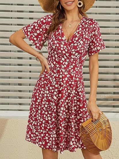 bd704b29-477a-4487-8aae-9f935833e6f1.jpg V-neck A Line Mid-length Dress