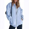 bf3e9761-4f60-4032-8554-d0bc4c944ff4.jpg Women's Velvet Padded Hooded Sweatshirt Casual Zipper Cardigan
