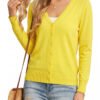 Thin Long-sleeve V-neck Sweater Jacket