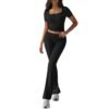c596ae1c-18f7-4f75-999b-520384fdfbd6.jpg Sports Navel T-shirt Long Pants Suit Women's Clothing