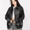 Spring And Autumn European And American Leather Jacket