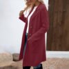 da9bb81b-8403-41a2-86a9-b4308922098b.jpg Women's Fashionable All-match Mid-length Woolen Coat Suit Jacket