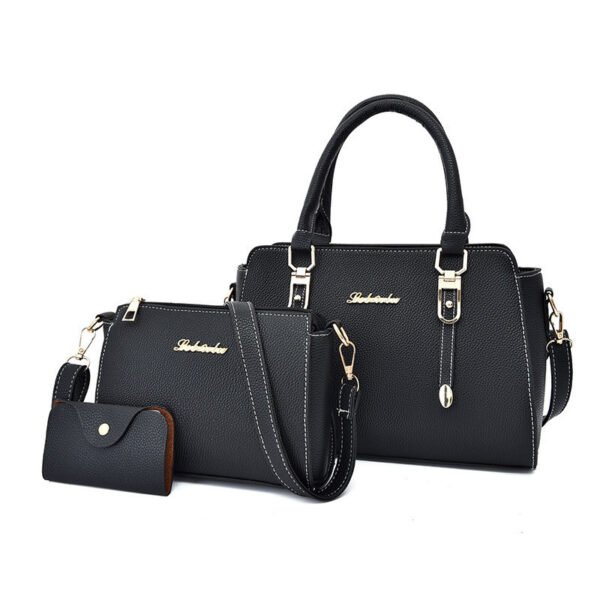 Fashionable Simple And Versatile Picture-and-mother Three-piece Single-shoulder Messenger Bag