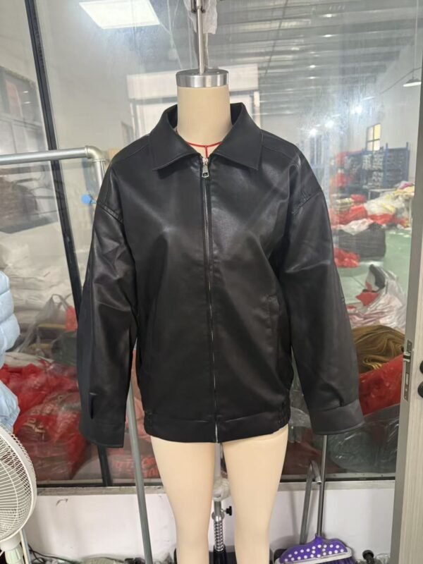 Spring And Autumn European And American Leather Jacket
