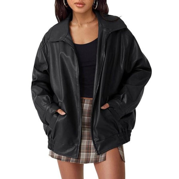 Spring And Autumn European And American Leather Jacket